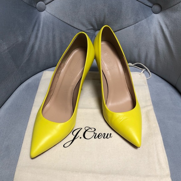 J. Crew Shoes - JCrew- 🌼Bright yellow pumps